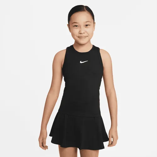 Nike Victory Dri-FIT tennistanktop voor meisjes - Zwart