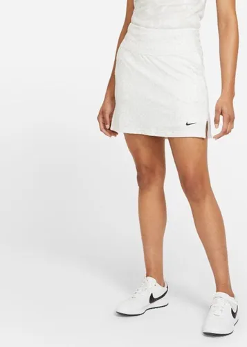 Nike Woman Uv Dri Fit 17 Inch Skirt White Print