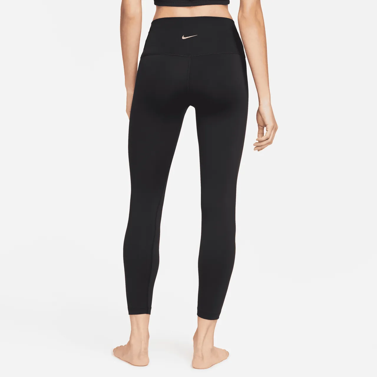 Nike Yoga 7/8-legging met hoge taille voor dames - Zwart