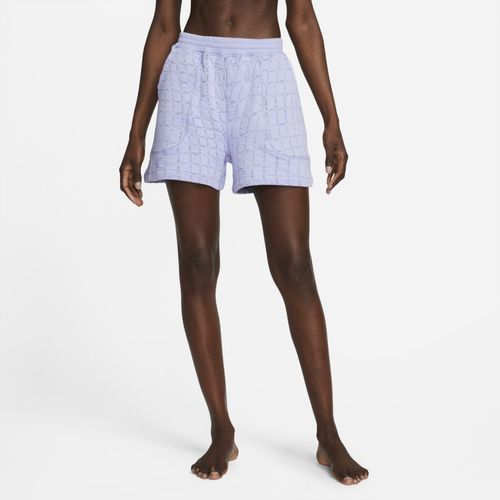 Nike Yoga Therma-FIT Luxe Damesshorts - Paars
