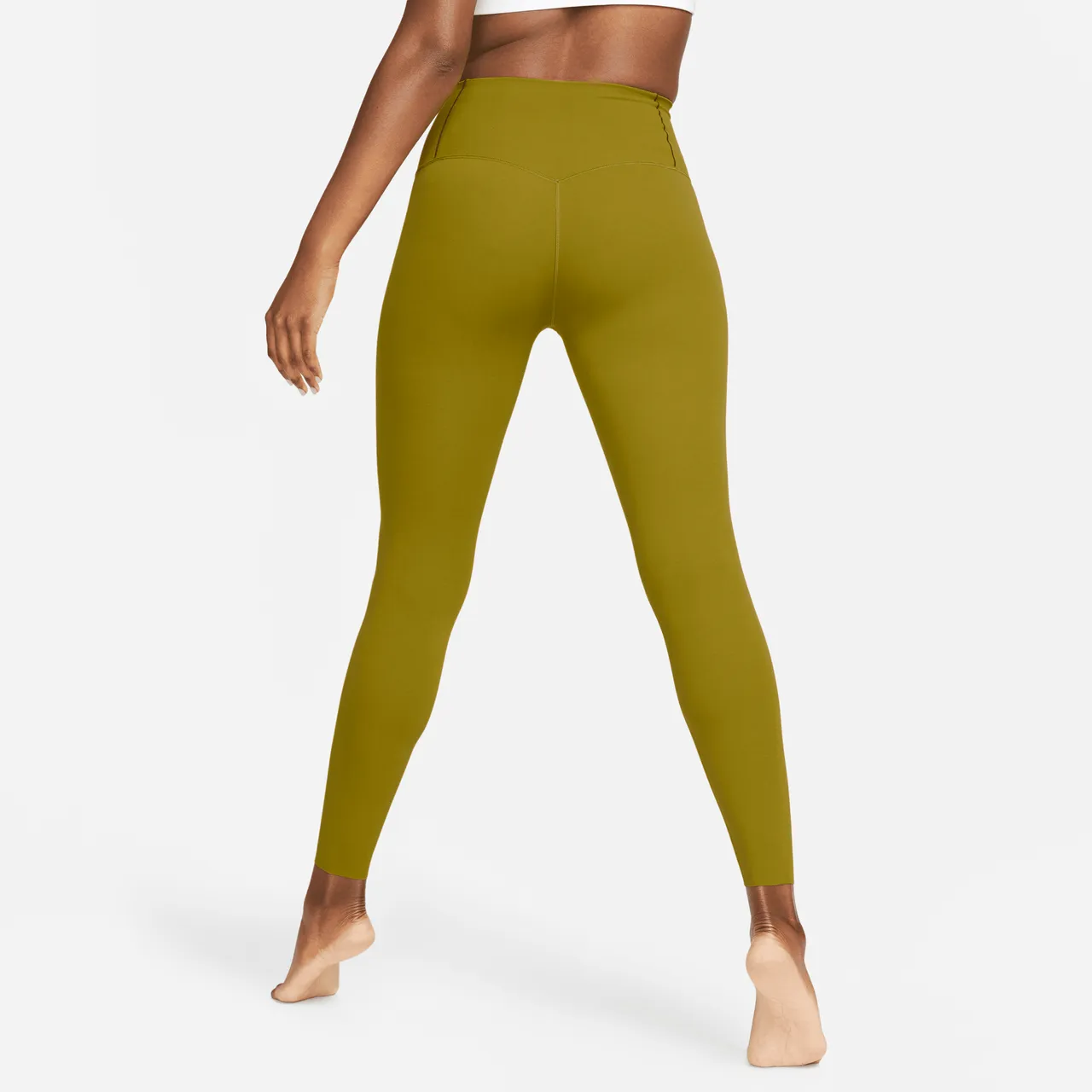 Nike Zenvy 7/8-legging met iets ondersteunende hoge taille voor dames - Groen
