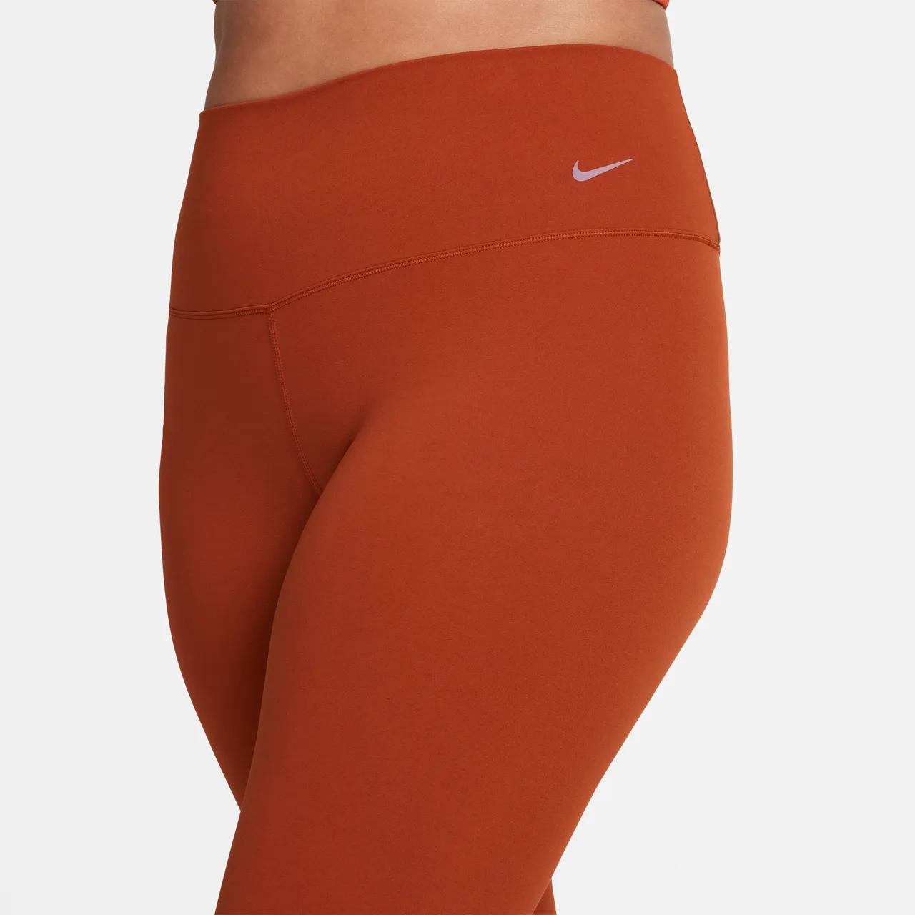 Nike Zenvy 7/8-legging met iets ondersteunende hoge taille voor dames - Oranje