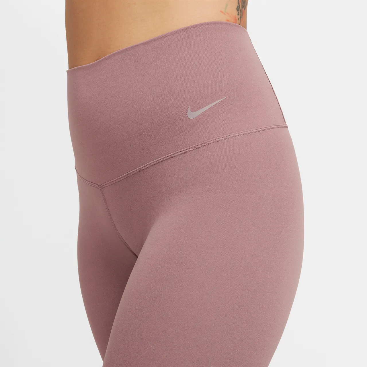 Nike Zenvy 7/8-legging met iets ondersteunende hoge taille voor dames - Paars