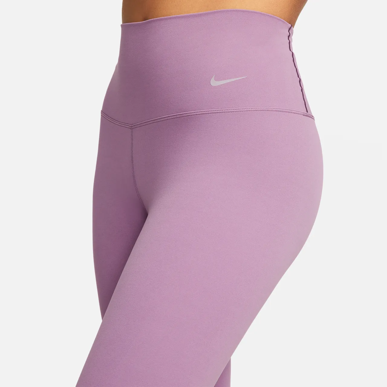 Nike Zenvy 7/8-legging met iets ondersteunende hoge taille voor dames - Paars