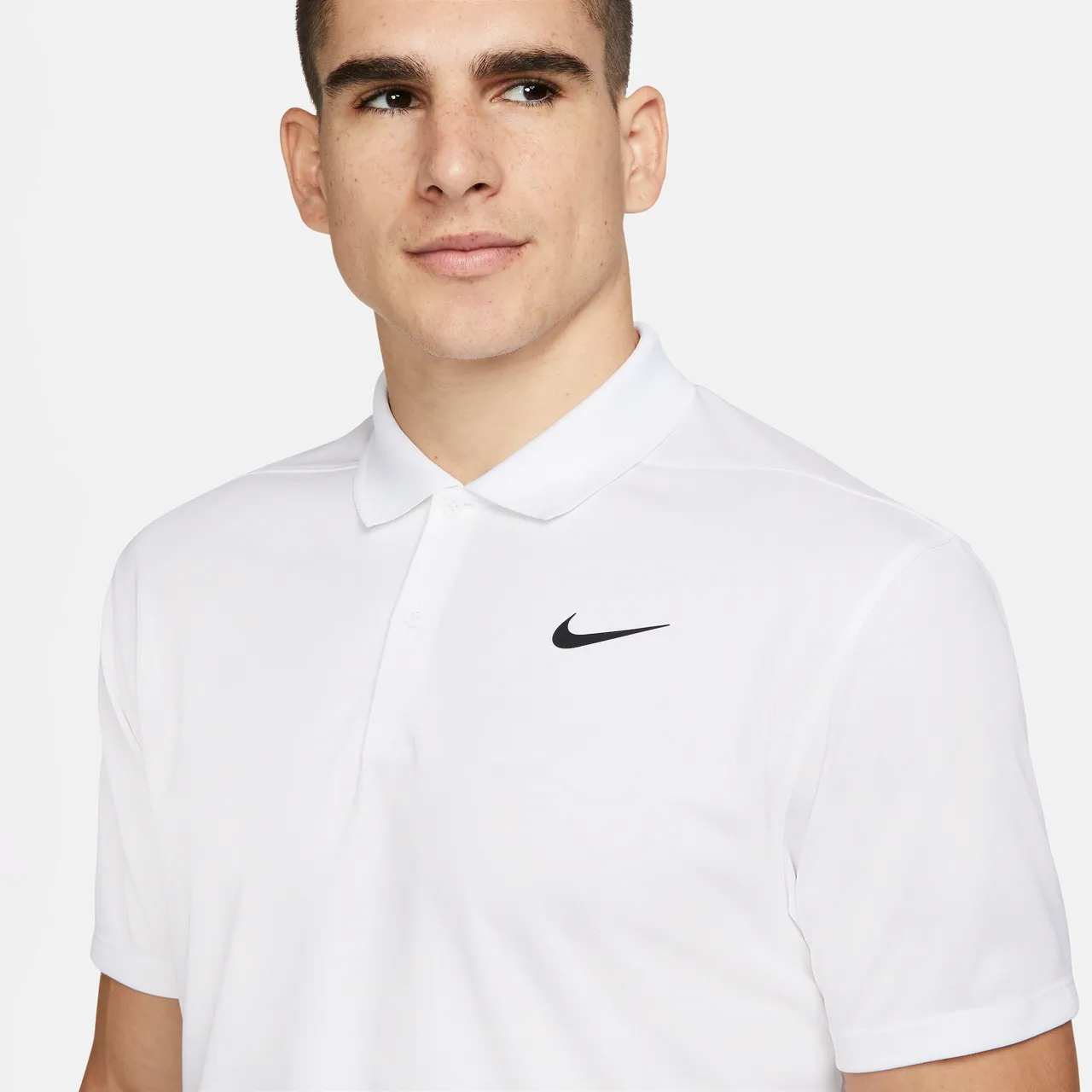 NikeCourt Dri-FIT Tennispolo voor heren - Wit