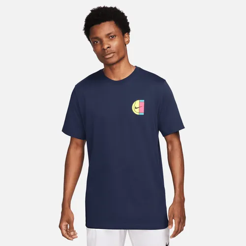NikeCourt tennisshirt voor heren - Blauw