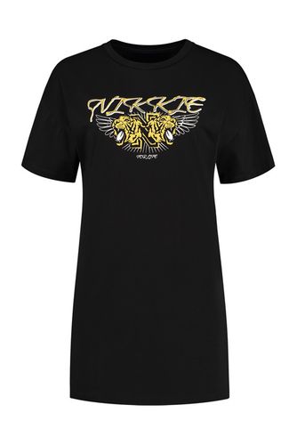 Nikkie Rock Long T-shirt Black