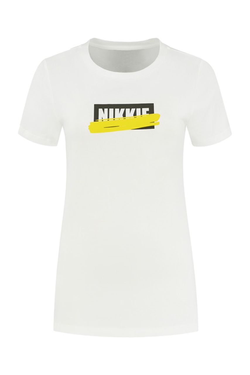 Nikkie Tape T-shirt Star White