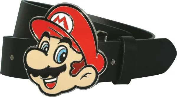Nintendo - Mario Face Buckle with Strap - Riem