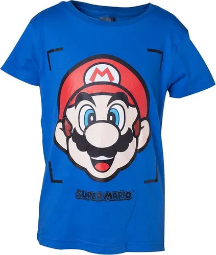 Nintendo - Super Mario Face Boy s T-shirt - 110/116