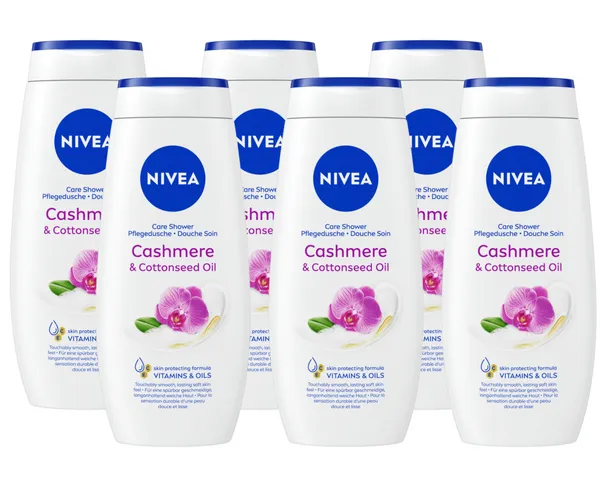 Nivea Cashmere & Cotton Seed Oil Care Shower Multiverpakking