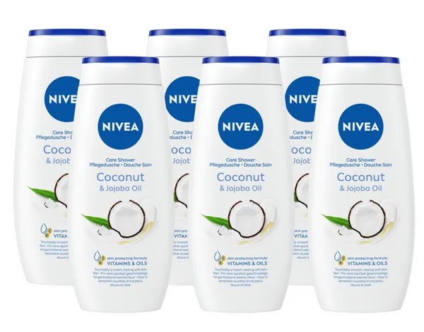 Nivea Coconut & Jojoba Oil Care Shower Multiverpakking