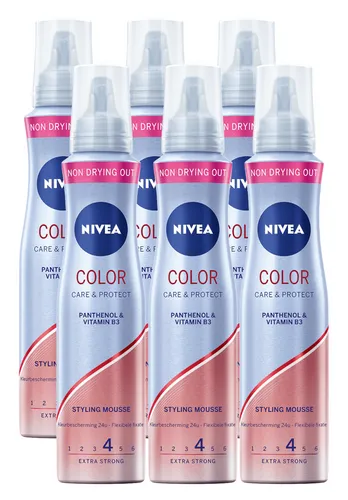 Nivea Color Care & Protect Styling Mousse Voordeelverpakking
