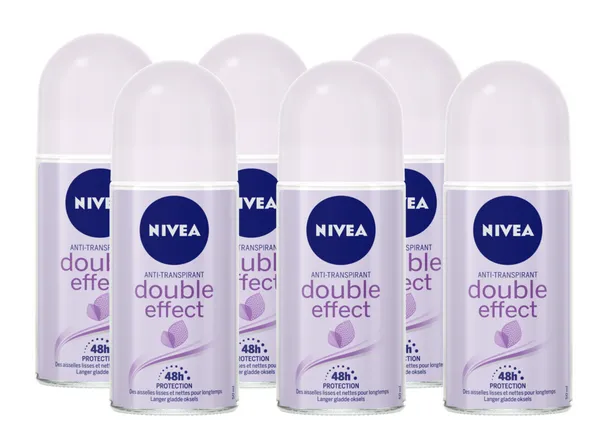Nivea Double Effect Roll-on Voordeelverpakking