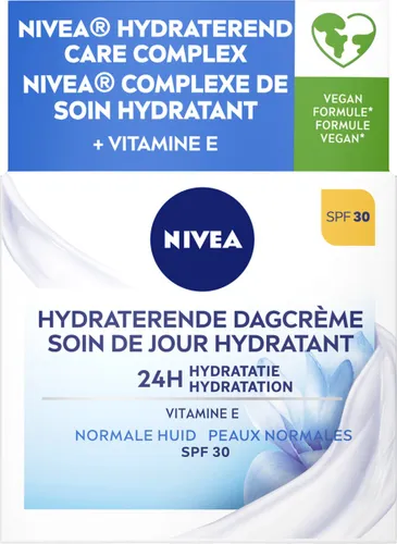 NIVEA Essentials Hydraterende Dagcrème - Normale tot gemengde huid - SPF 30 - Met vitamine E en lotusextract - 50 ml