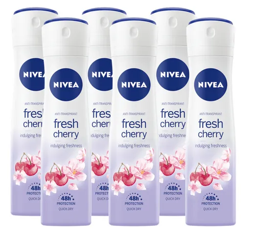 Nivea Fresh Cherry Anti-Transpirant Voordeelverpakking