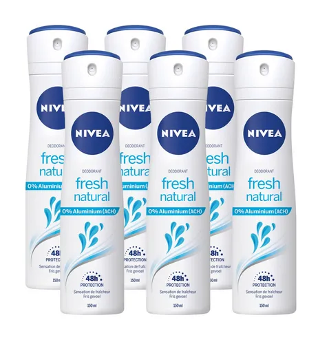 Nivea Fresh Natural Deodorant Spray Voordeelverpakking
