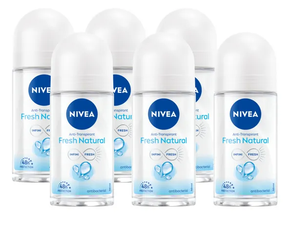 Nivea Fresh Natural Roll-on Voordeelverpakking