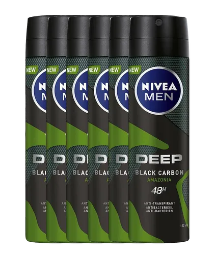 Nivea Men Deep Amazonia Anti-Transpirant Spray Voordeelverpakking