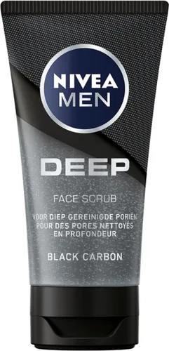 NIVEA MEN Deep Face Scrub Gezicht - Gezichtsscrub - Gezichtsreiniging - 75 ml