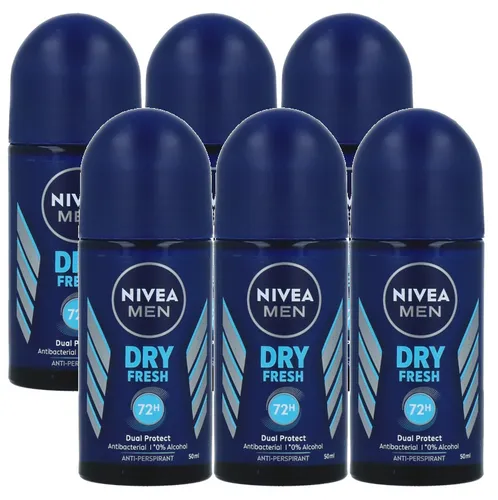 Nivea Men Dry Fresh Deodorant Roll-On Voordeelverpakking