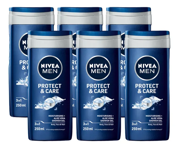 Nivea Men Protect & Care Shower Gel Voordeelverpakking