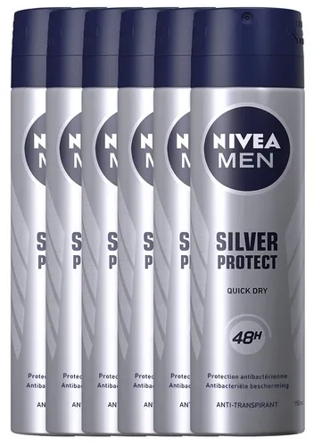 Nivea Men Silver Protect Deodorant Spray Voordeelverpakking