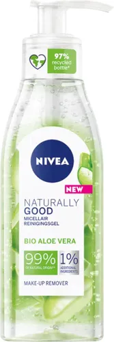NIVEA Naturally Good Micellair Washgel met biologische aloë vera - Gezicht Wassen - 140ml