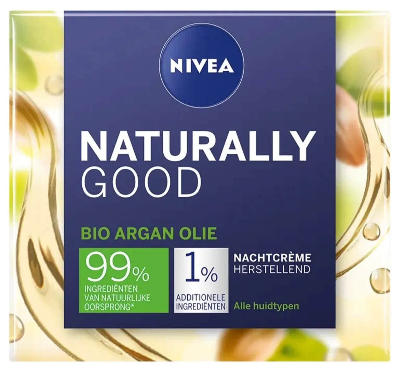 Nivea Naturally Good Nachtcrème Argan Olie