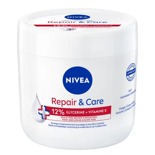 Nivea Repair & Care Bodycrème - 12% Glycerin + Vitamine E