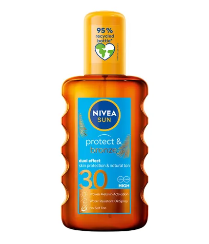 NIVEA SUN Protect & Bronze bruiningsolie SPF 30 200 ml