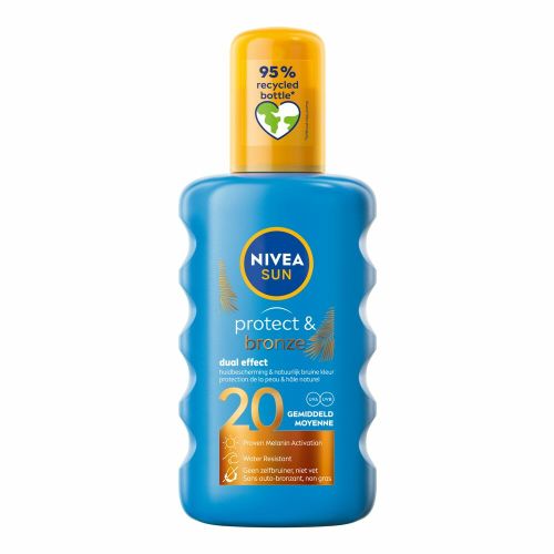 Nivea Sun Protect&Bronze Zonnespray SPF 20 200 ml