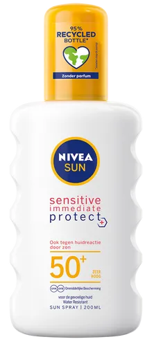 Nivea Sun Sensitive Immediate Protect Zonnespray SPF50+