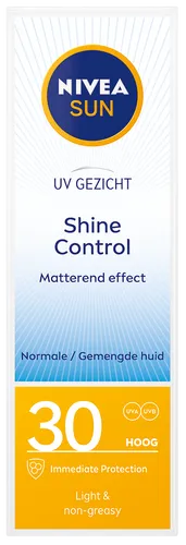 Nivea Sun Shine Control Gezichtszonnecrème SPF30