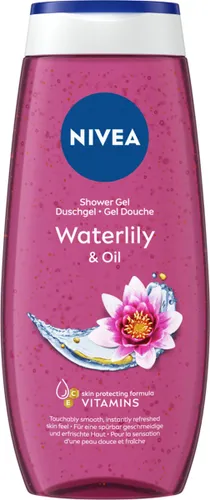 NIVEA Waterlily & Oil - Douchegel – Met Vitamine C & E - Duurzaam product - Voordeelverpakking 6 x 250 ml