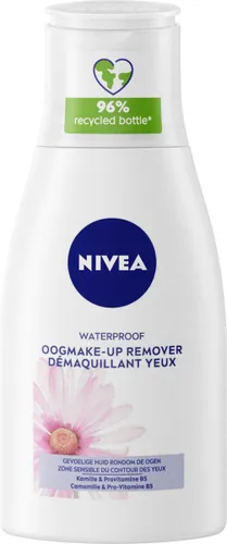 NIVEA Waterproof Oogmake-up Remover - Oogmake-up remover - Voor de gevoelige huid - Kamille - Provitamine B5 - 125 ml