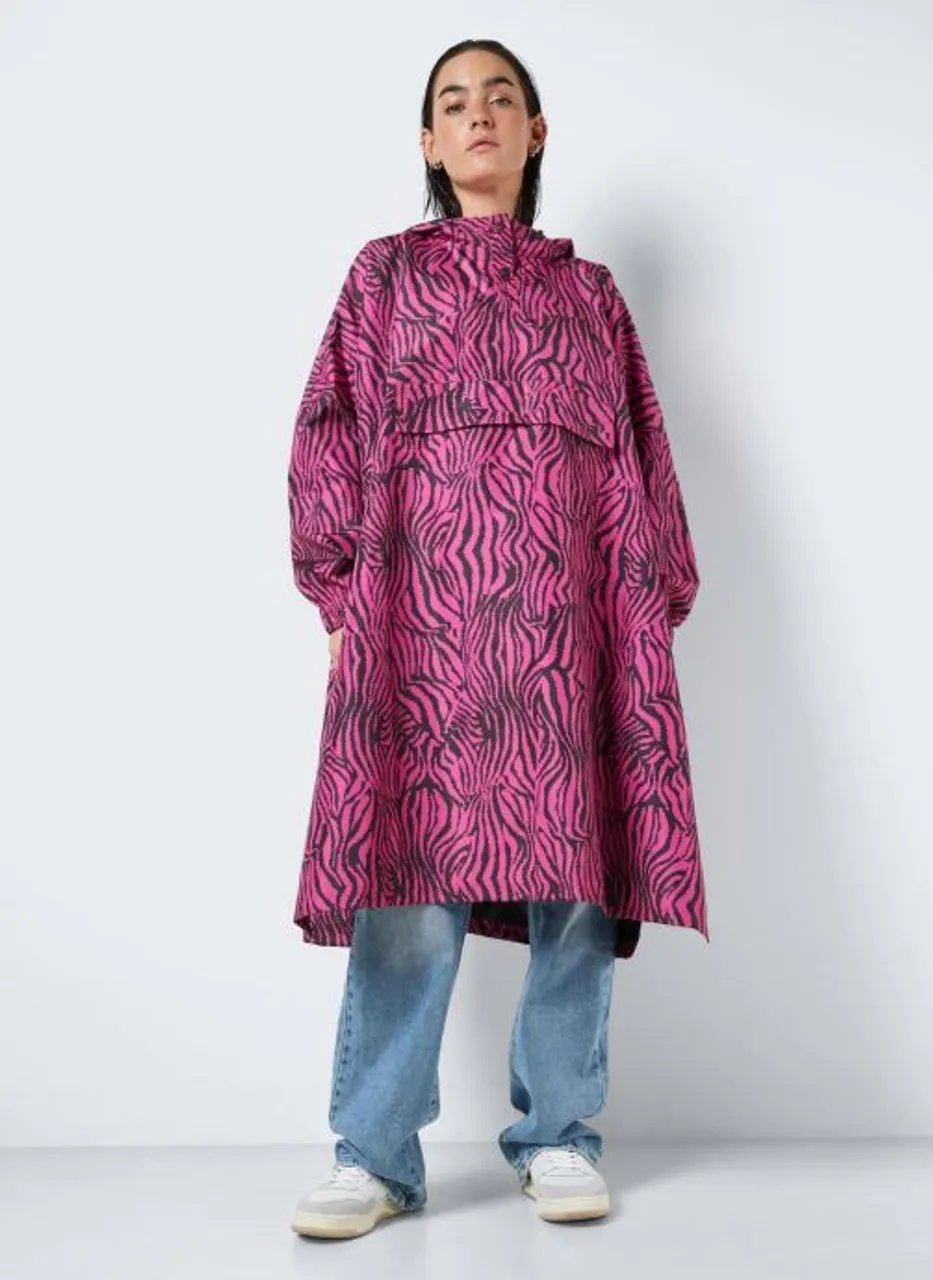 Nmsky L/S Printed Rainponcho Noos by Noisy May