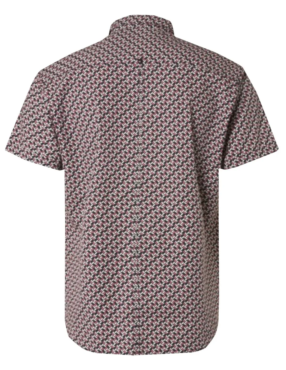 No Excess Shirt short sleeve allover printed stretch