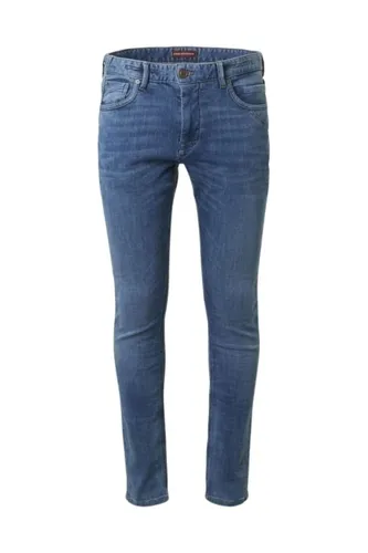 No Excess Tapered Fit Jeans blauw, Effen