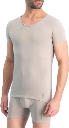 Noshirt Original - Heren Ondershirt - Reguliere V-Hals - Supima Katoen - Comfortabel - Khaki