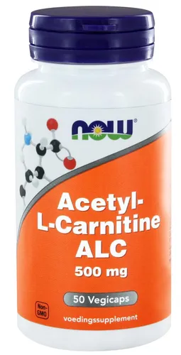 NOW Acetyl L-Carnitine 500mg Capsules