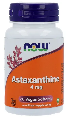 NOW Astaxanthine 4 mg Vegan Softgels