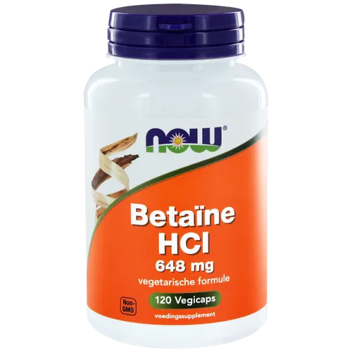 NOW Betaïne HCl 648 mg Capsules