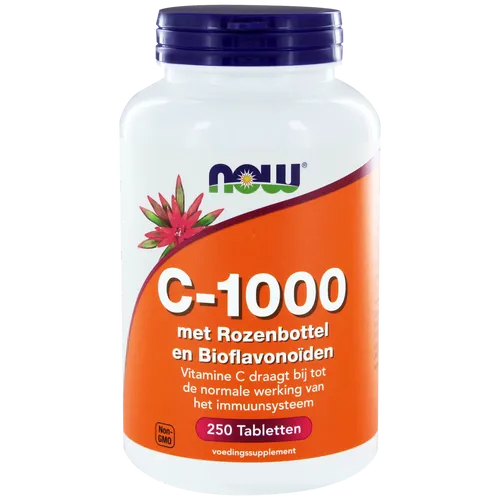 NOW C-1000 Rozenbottel & Bioflavonoïden Tabletten