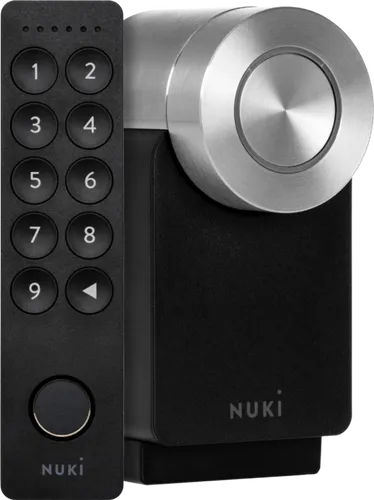 Nuki Smart Lock Pro (4e generatie) - Zwart + Keypad 2.0