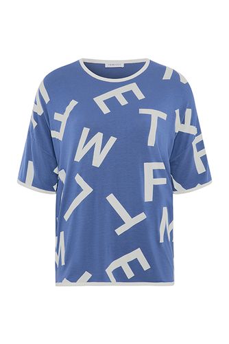 Nw Top T Shirt Km Blue Print