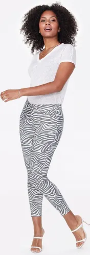 NYDJ Ami Skinny Jeans Print Premium Denim | Kenya Zebra