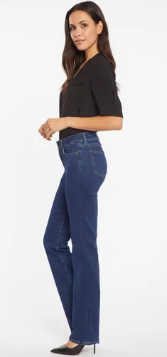 NYDJ Marilyn Straight Jeans Mediumblauw Premium Denim | Quinn