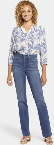 NYDJ Marilyn Straight Jeans Mediumblauw Premium Denim | Rendezvous