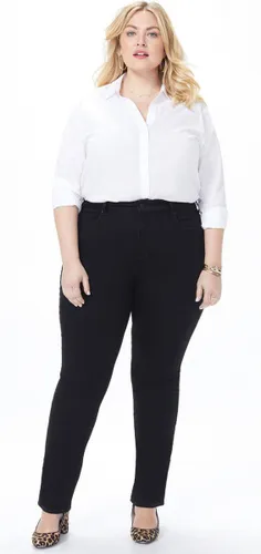 NYDJ Marilyn Straight Jeans Zwart Premium Denim (Plus) | Black